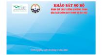 KHẢO SÁT SƠ BỘ ĐÁNH GIÁ NGOÀI CHƯƠNG TRÌNH ĐÀO TẠO CHÍNH QUY NGÀNH KINH TẾ CÔNG NGHIỆP VÀ QUẢN LÝ CÔNG NGHIỆP